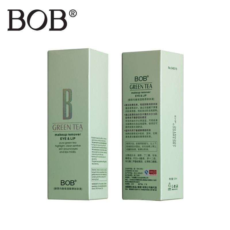 BOB正品绿茶均衡保湿眼唇卸妆液油 深层清洁脸部淡妆温和卸妆水