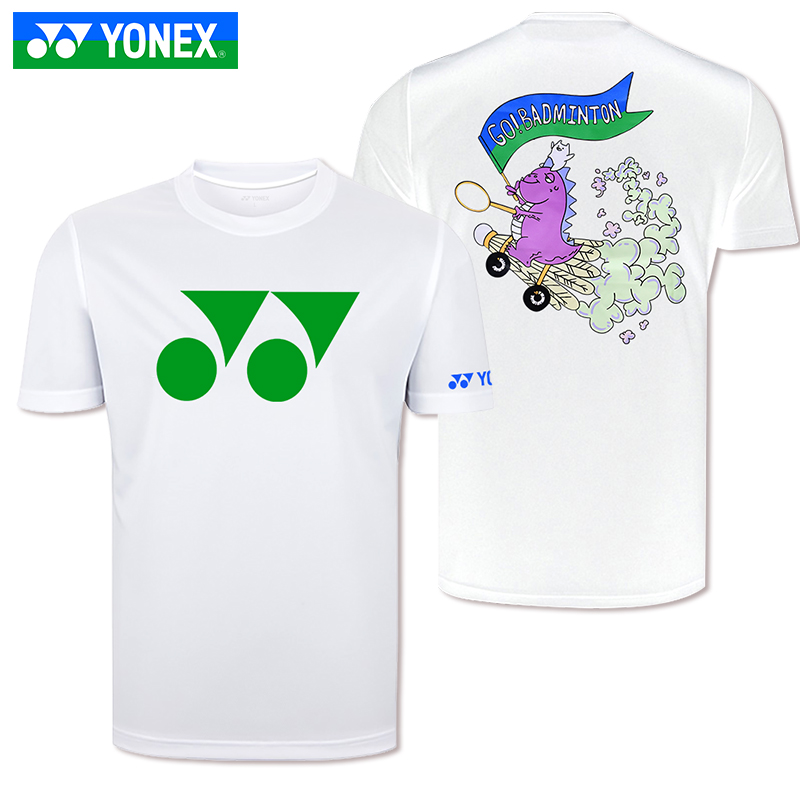 YONEX尤尼克斯羽毛球服男女款速干运动yy短袖T恤