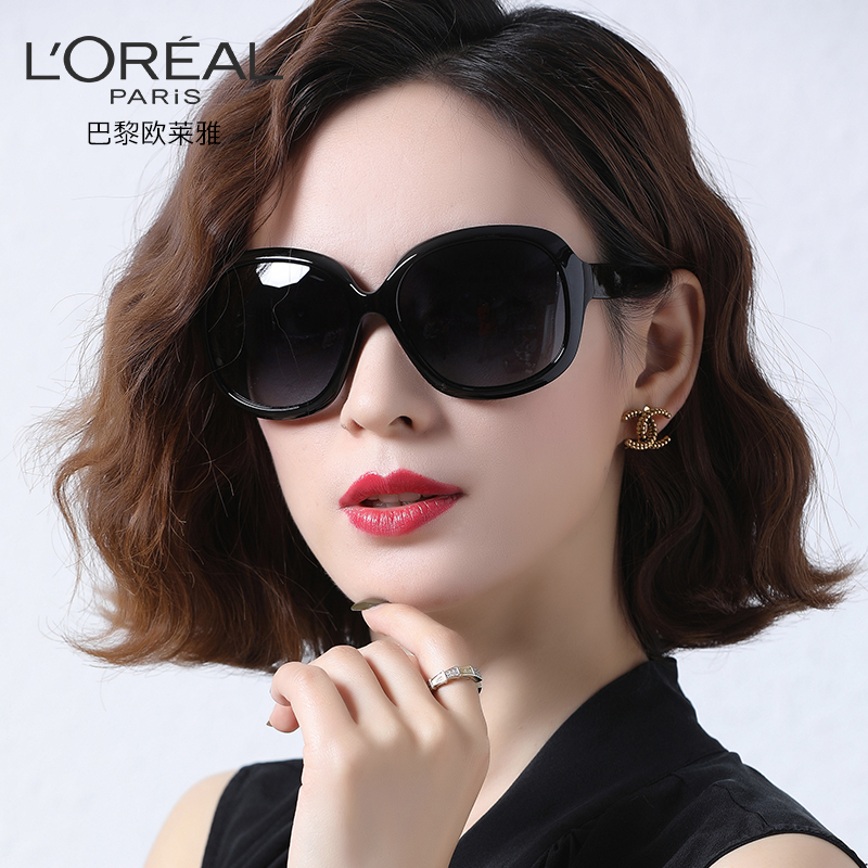 2021年新款欧莱雅品牌墨镜女偏光太阳眼镜开车防紫外线大脸圆脸潮