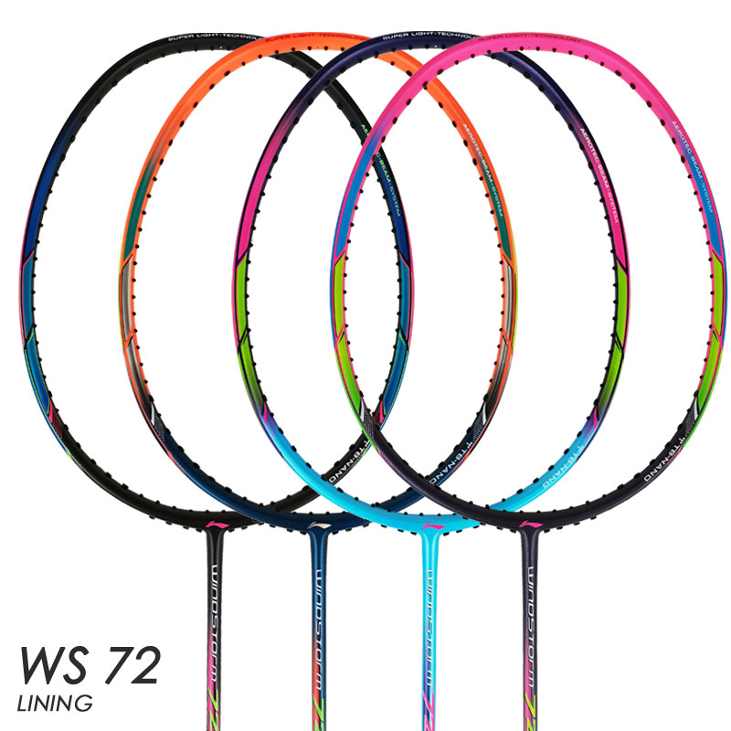 正品LINING李寧羽毛球拍WS72高磅全碳素耐打超輕WS74可拉30磅ws79