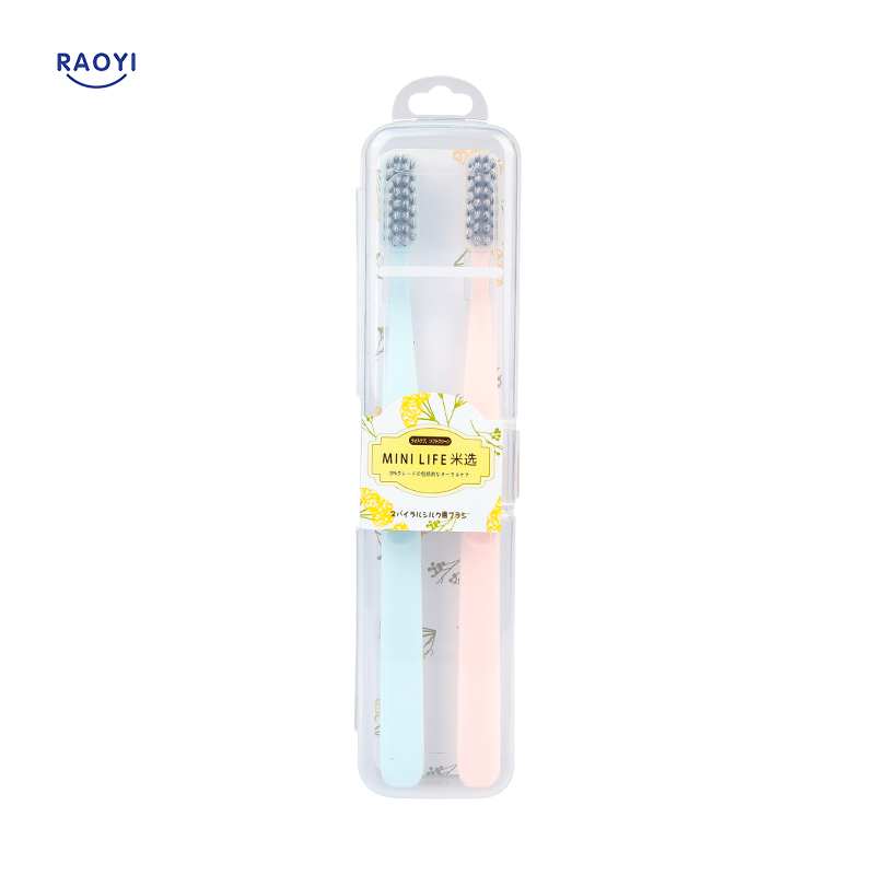 泰国KA螺旋毛专业特护超软毛牙刷旅行盒便携式家庭装超细成人牙刷